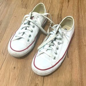 White Leather Chucks